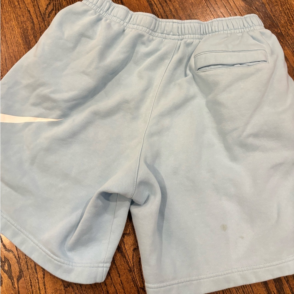 Nike Sportswear Club Fleece Light Blue Shorts Men's size XL - Picture 6 of 6